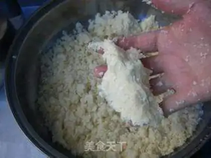 Make Cheese coconut mooncake step 6