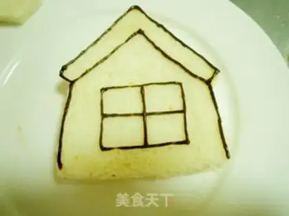Make Miffy sandwich step 2