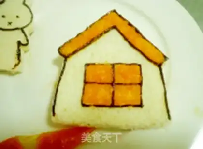 Make Miffy sandwich step 5