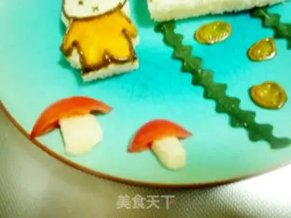 Make Miffy sandwich step 8