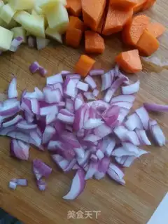 Make Curry chicken step 1