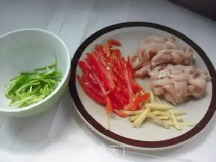 Make The green bean sprouts step 2
