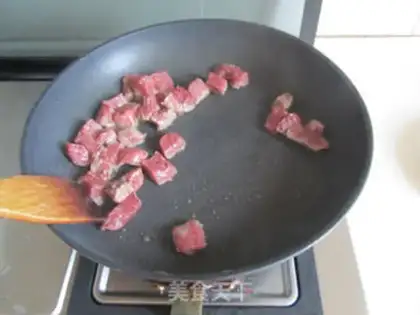 Make Piper pepper ostrich beef step 3