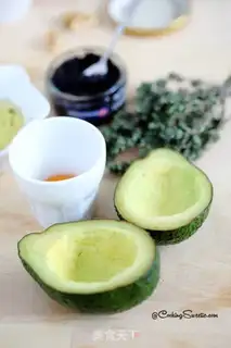 Make Caviar butter and fried eggs step 0