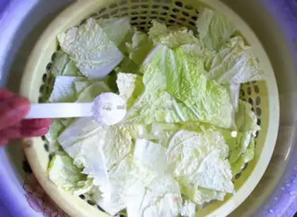 Make Clear the cabbage step 3
