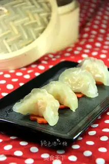 Make Microwave steam shrimp dumplings step 10