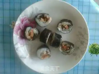 Make Olive sushi step 3