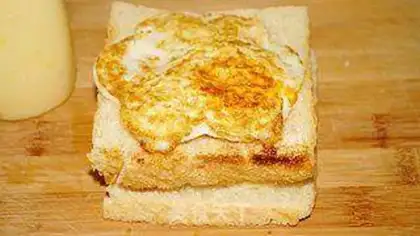 Make Egg melon sandwich step 9