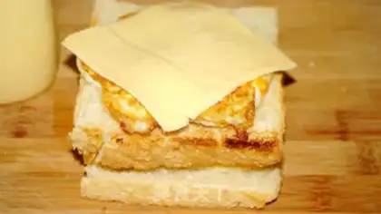 Make Egg melon sandwich step 10