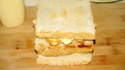 Make Egg melon sandwich step 12