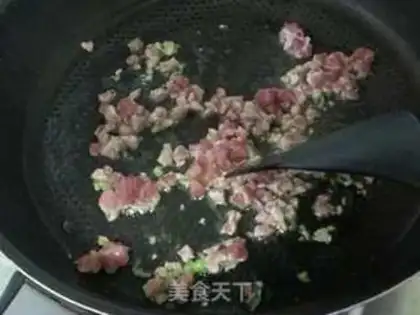 Make Fresh vegetables and abalone congee step 5