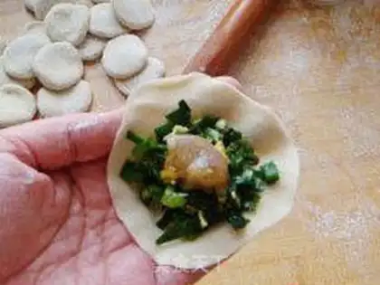 Make Shrimp dumplings step 8