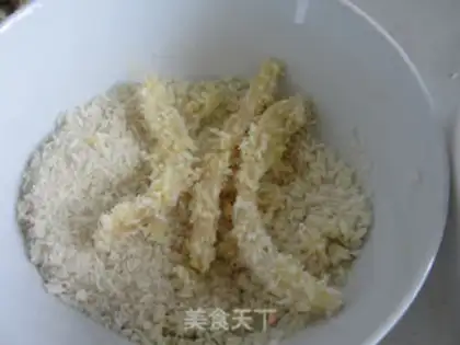 Make Puffy almond mushrooms step 2