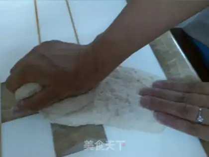 Make Red bean rice bag step 4