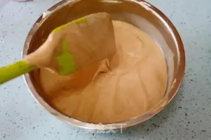 Make Black chocolate cheesecake step 15