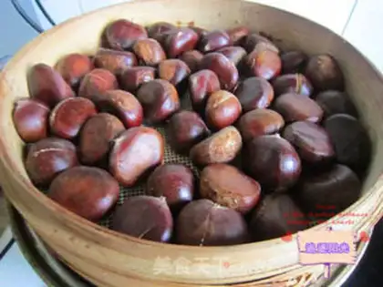 Make Sugar roasted chestnuts step 1