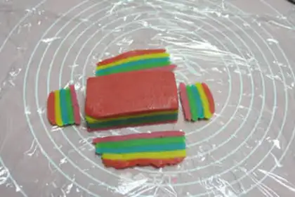 Make Rainbow cookies step 10