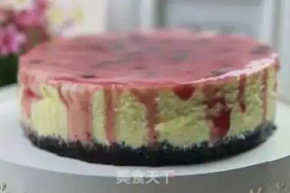 Make Blueberry cheesecake step 11