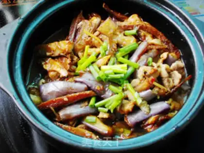 Make Salt fish eggplant step 10