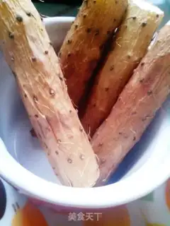 Make Roasted mountain medicine with salad sauce step 2