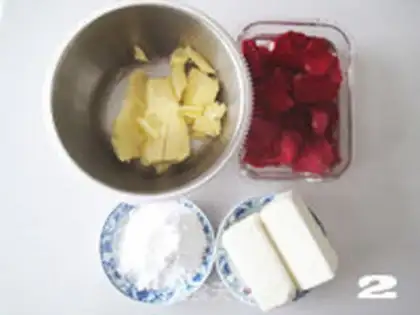 Make Rose cheesecake step 13