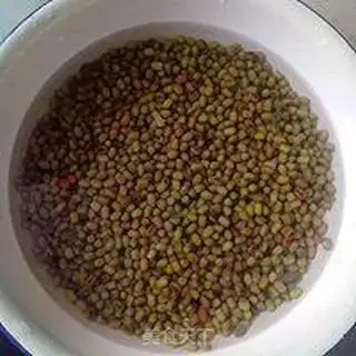 Make Green bean cake step 1