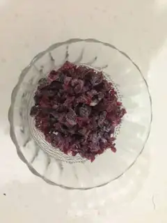 Make The cranberry ricin step 1