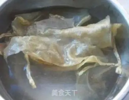 Make Homemade fake fish belly step 1