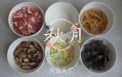 Make Bean noodles step 1