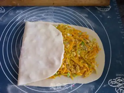 Make Pumpkin egg pie step 10