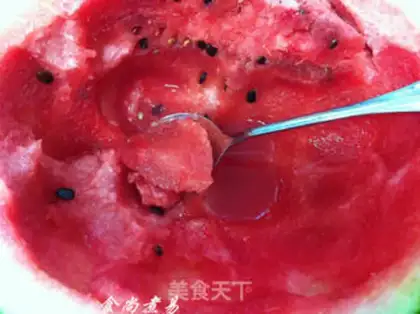 Make Fresh watermelon juice step 1