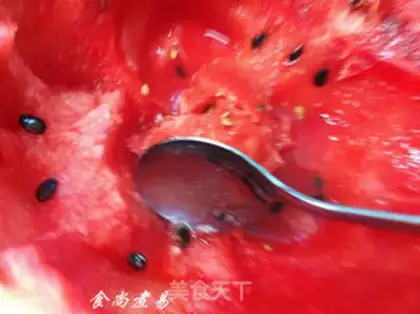 Make Fresh watermelon juice step 2