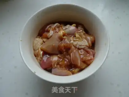 Make A chicken leg with mushrooms step 2