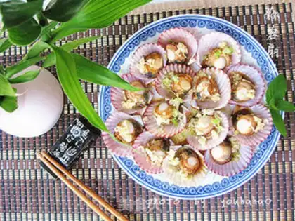 Make Garlic scallops step 6