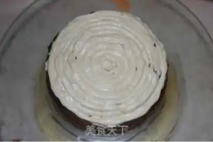 Make Almond chocolate cake step 20