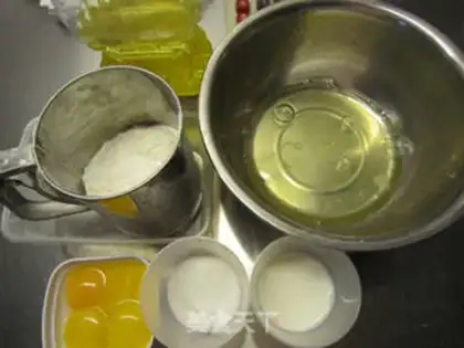 Make Colored apple cake roll step 2