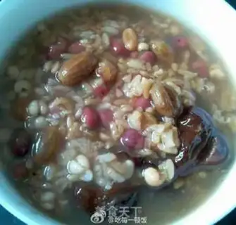 Make Red-tree porridge step 2