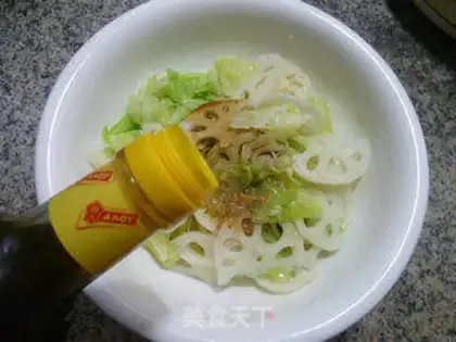Make The lilies mixed with cabbage step 9