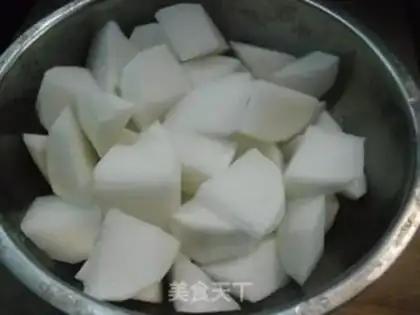 Make The radish spinal soup step 5