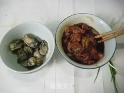 Make Sea storks and mushrooms step 1