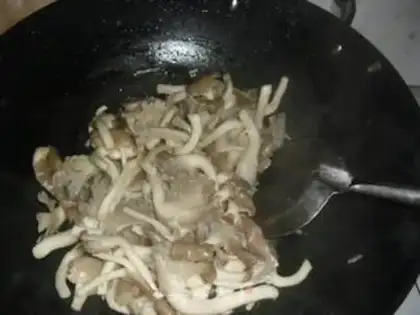 Make Sea storks and mushrooms step 2
