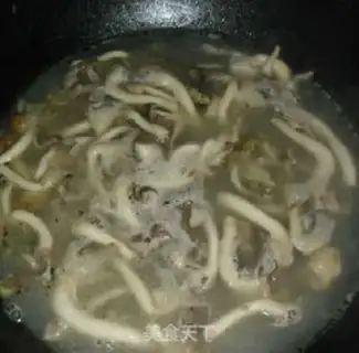 Make Sea storks and mushrooms step 4