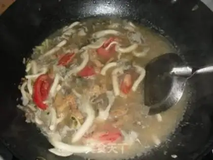 Make Sea storks and mushrooms step 5