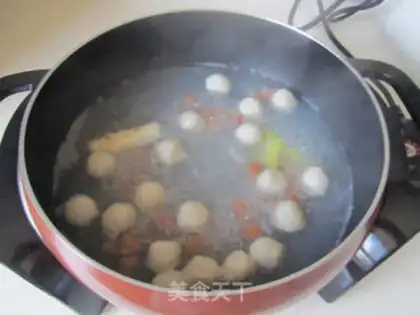 Make Fishball potato soup step 4