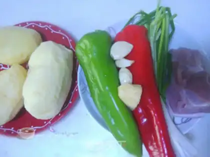 Make Moisture potatoes step 0