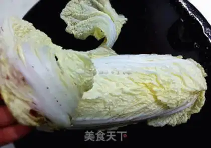 Make Big cabbage and meat step 1