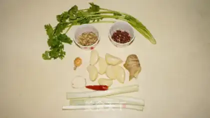 Make Lazy red lamb chops step 1