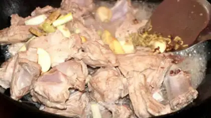 Make Lazy red lamb chops step 2