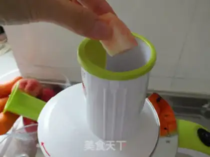 Make Fresh peach juice step 2