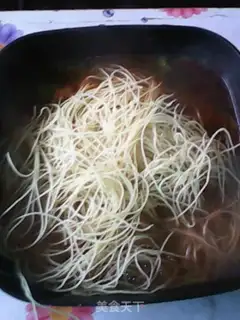Make Korean noodles step 4